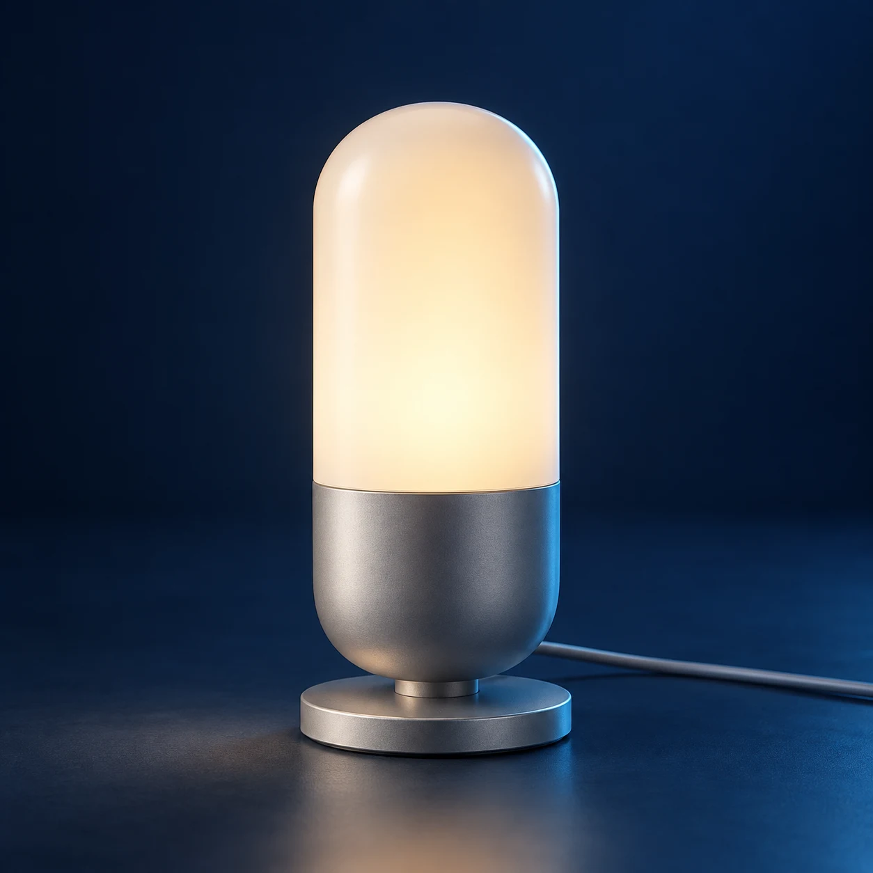 Comet Capsule in Silver Gray